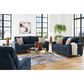 Ashley Aviemore Stationary Sofa and Loveseat Set in Ink, , large