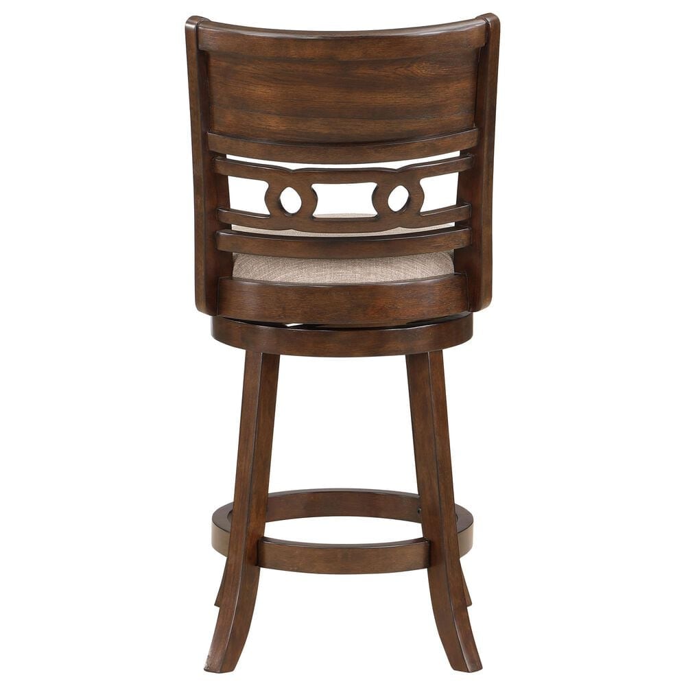 New Heritage Gia 24" Swivel Counter Stool in Cherry, , large