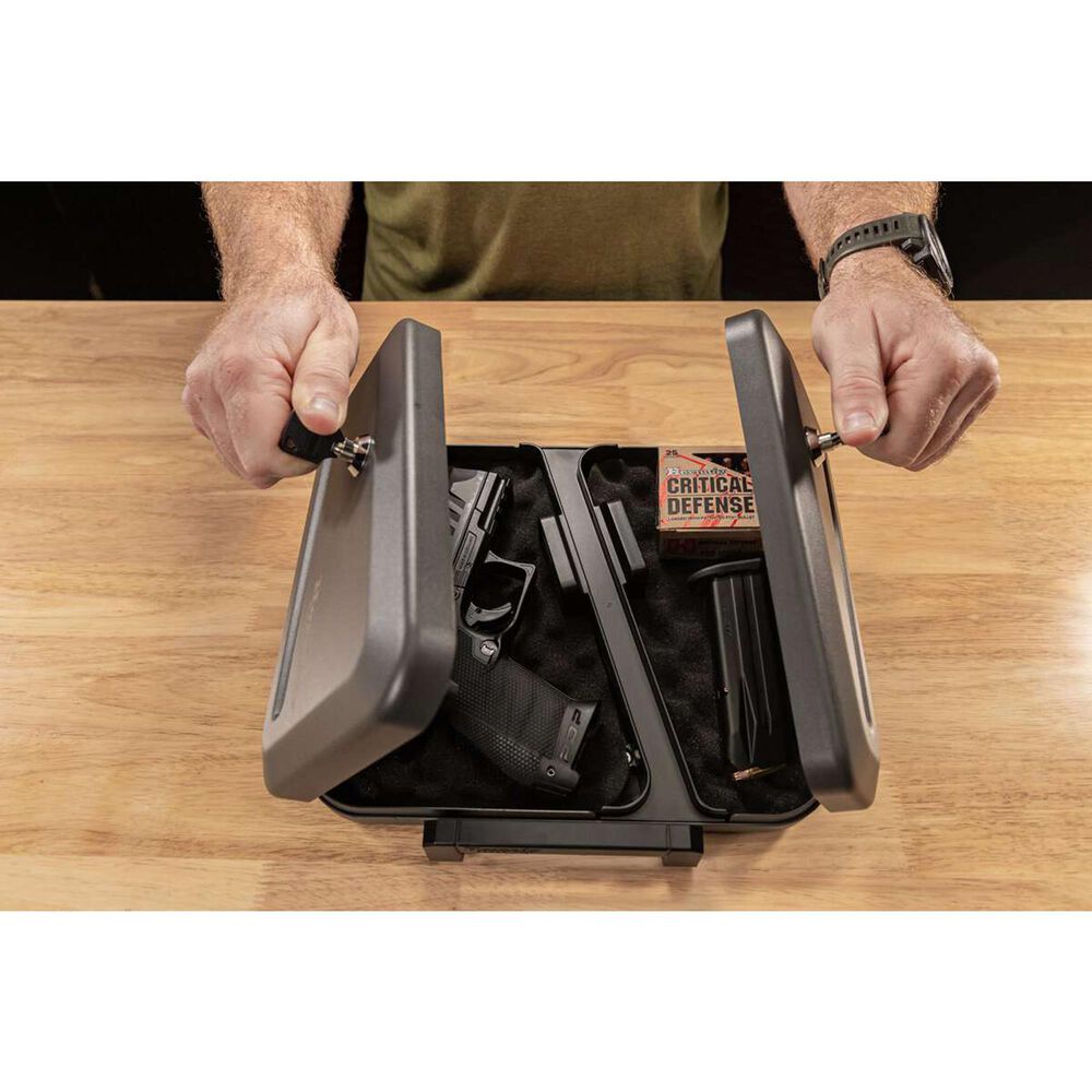Snapsafe Dual-Lid Lock Box in Black, , large