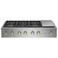 Monogram 48" Professional Gas Rangetop with 6 Burners and Griddle in Stainless Steel, , large