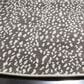 Safavieh Marbella 6" Round Dark Grey and Ivory Area Rug, , large