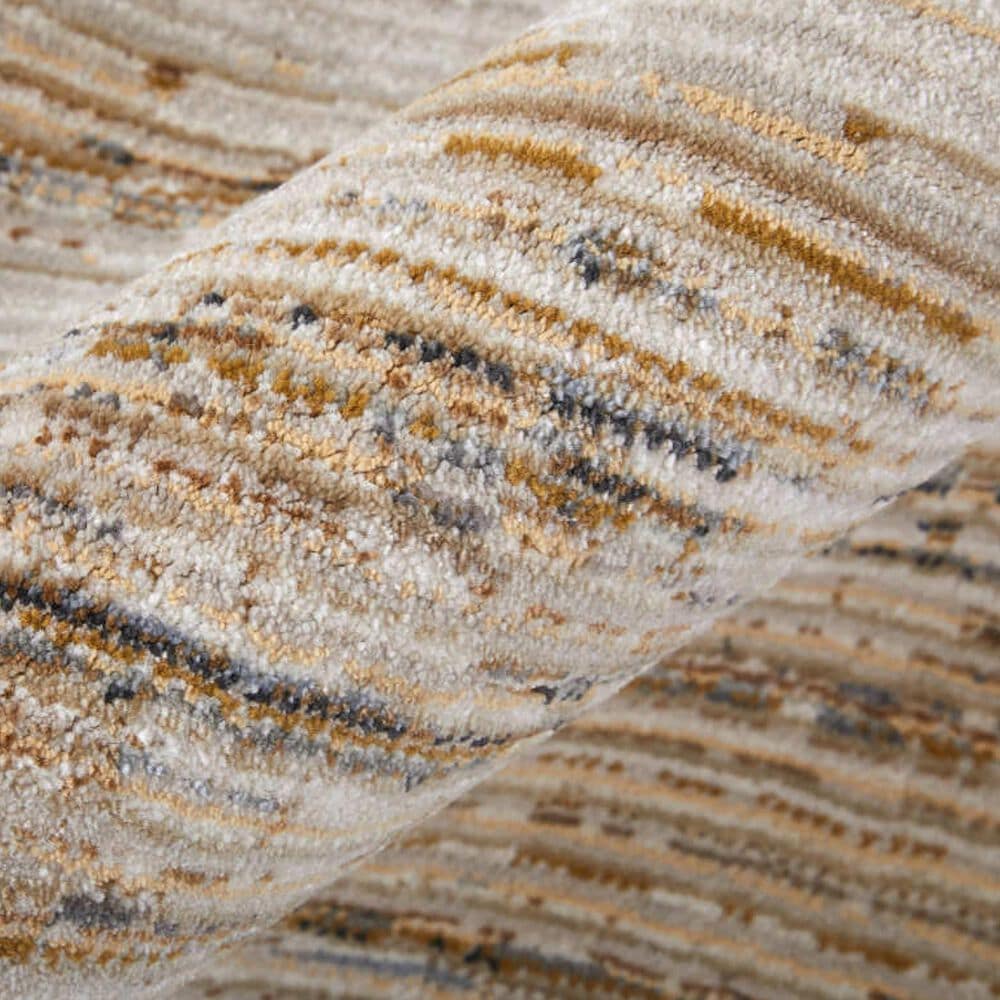 Feizy Deja 2&#39;6&quot; x 7&#39;3&quot; Dark Taupe Runner, , large