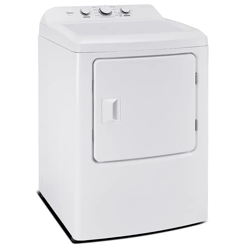 Midea 3.9 Cu. Ft. Top Load Washer and 7.0 Cu. Ft. Top Load Electric Dryer in White, , large