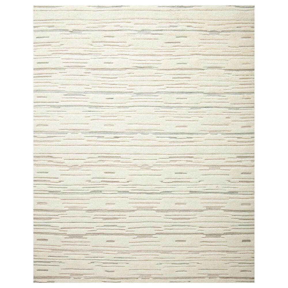 Loloi Bennett 2" x 3" Ivory and Mist Area Rug, , large