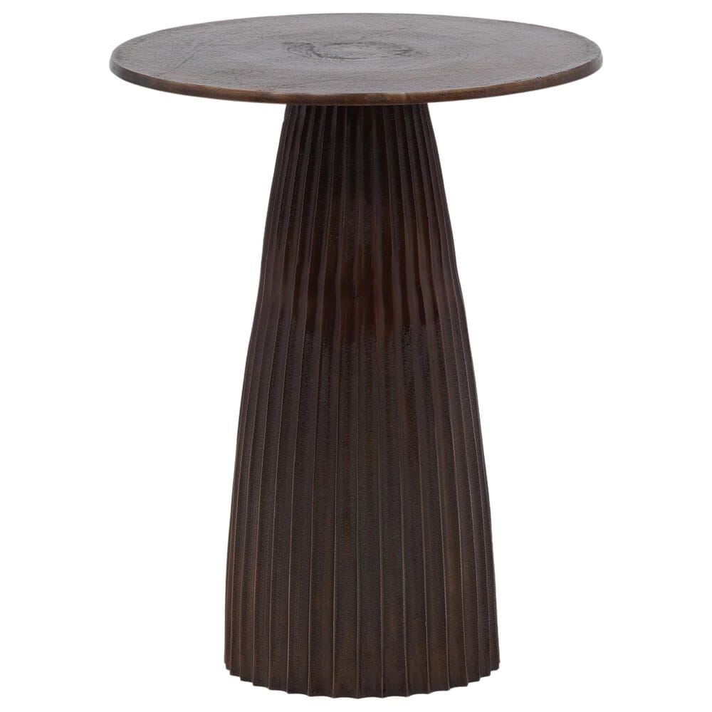 Blue Sun Designs Aramis Side Table in Antique Bronze, , large
