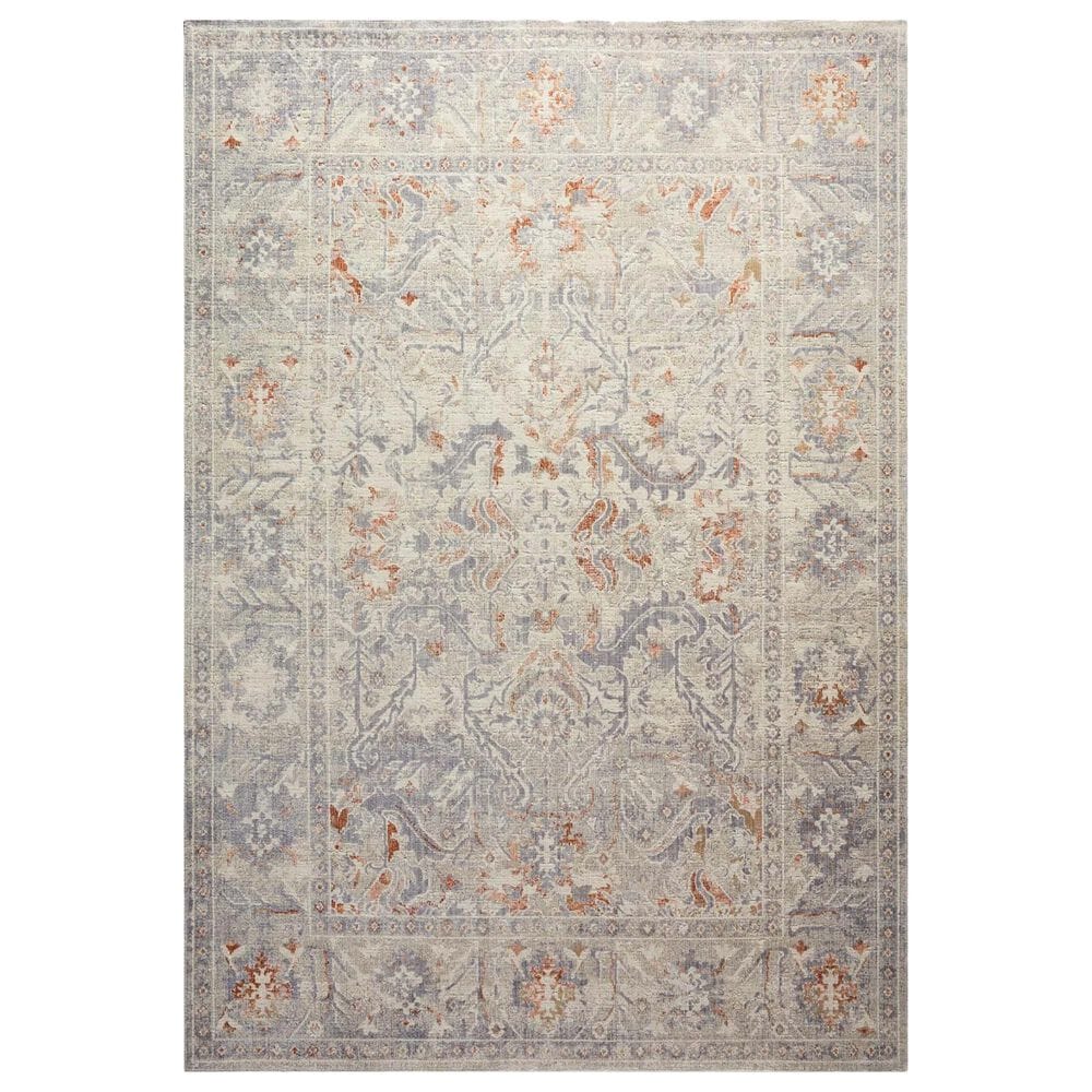 Chris Loves Julia x Loloi Rosemarie 2"7" x 4" Oatmeal and Lavender Area Rug, , large
