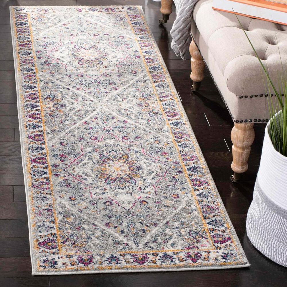 Safavieh Evoke EVK288F 2"2" x 7" Grey Runner, , large