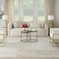 Nourison Brushstrokes 9" x 12" Beige and Silver Area Rug, , large