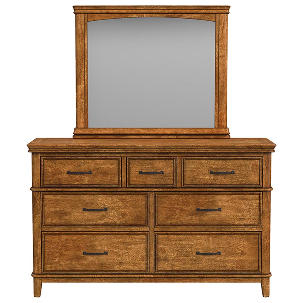 A-America Bandalier 3-Piece King Bedroom Set in Warm Russet, , large