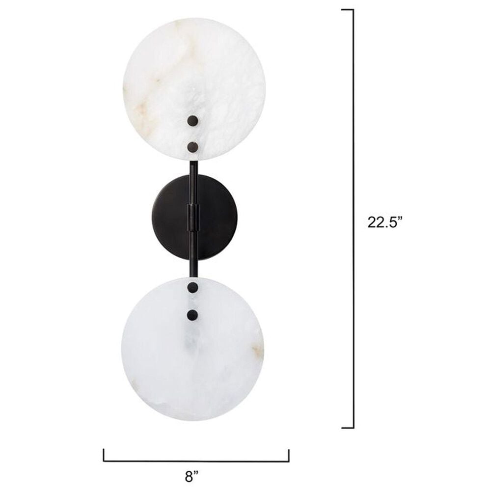Jamie Young Direct Ship Cormac Alabaster Sconce in Bronze, , large