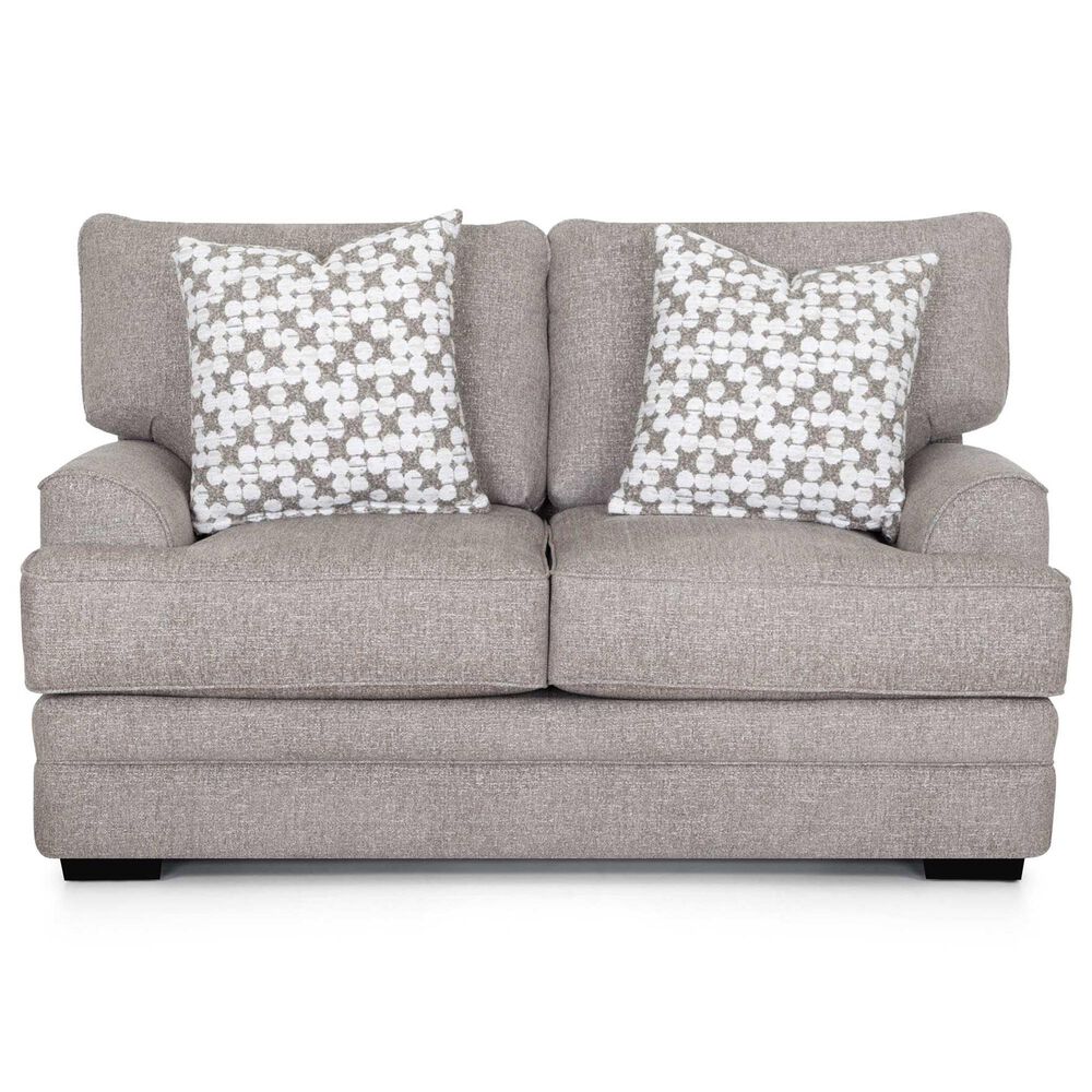 Moore Furniture Ashton Stationary Loveseat in Kittery Pewter, , large