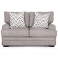 Moore Furniture Ashton Stationary Loveseat in Kittery Pewter, , large