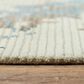 RIZZY Finesse 8" x 10" Beige and Blue Area Rug, , large