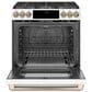 Cafe 5.6 Cu. Ft. Smart Slide-In Gas Range in Matte White, , large