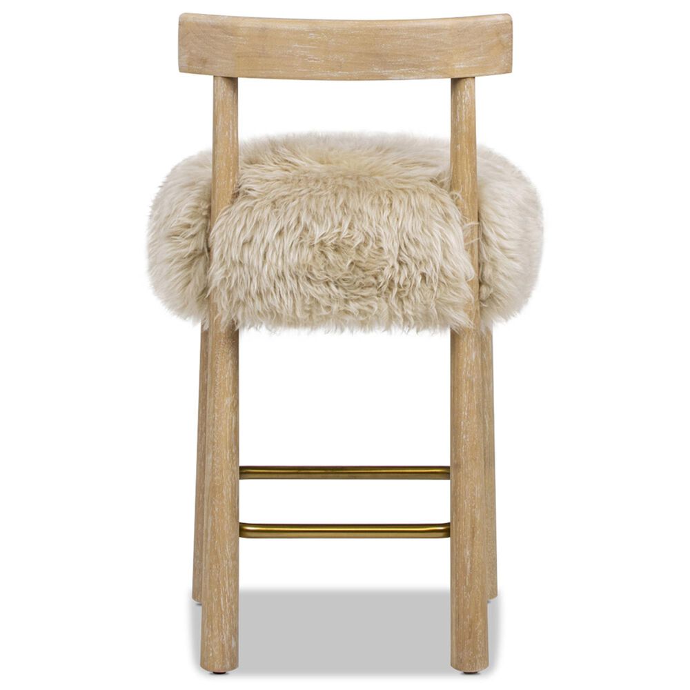 Jennifer Taylor Home Arden 27.5" Bar Stool with Natural Blonde Cushion in Natural, , large