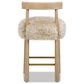 Jennifer Taylor Home Arden 27.5" Bar Stool with Natural Blonde Cushion in Natural, , large
