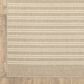 ROW by Oriental Weavers Zarina Striped Beige and Ivory 7"10" x 10" Indoor/Outdoor Area Rug, , large