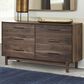 Ashley Calverson 6-Drawer Dresser in Mocha, , large