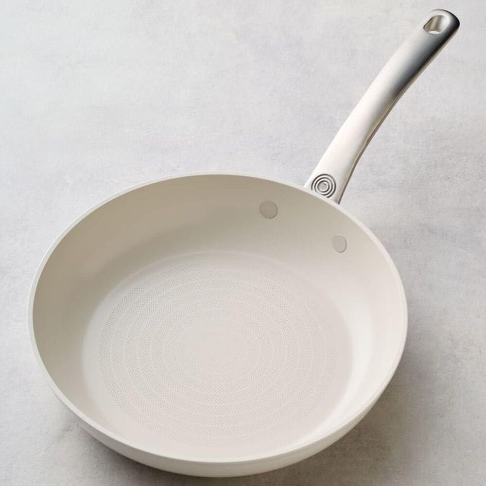 Circulon 10" Ceramic Nonstick Frying Pan in Pearl White, , large