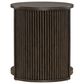 Belle Furnishings City View Round End Table in Coffee Bean, , large