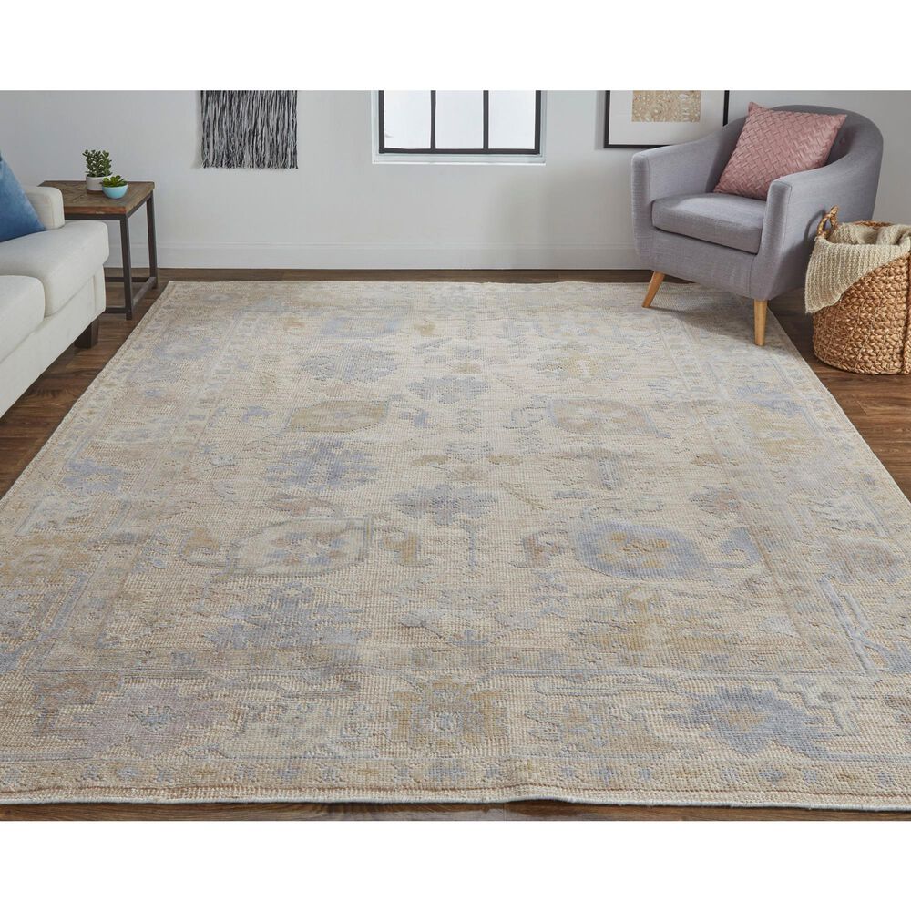 Feizy Wendover 3&#39;6&quot; x 5&#39;6&quot; Tan Area Rug, , large