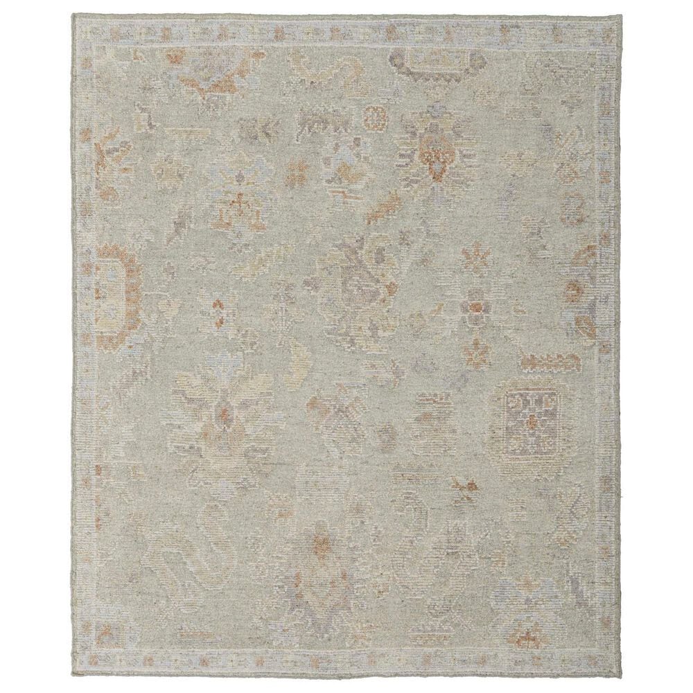 Feizy Grafton 9"6" x 13"6" Gray and Green Area Rug, , large