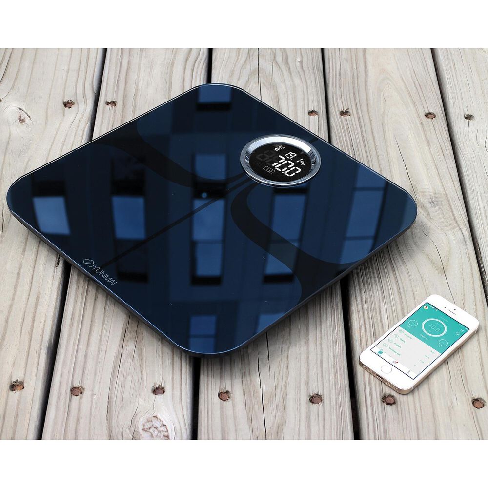 Yunmai Premium Smart Bath Scale in Black, , large