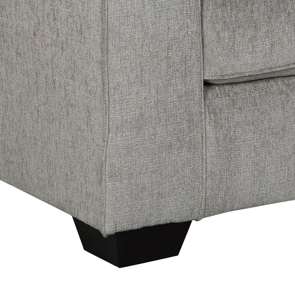 Ashley Altari Chair and Ottoman in Alloy, , large