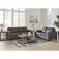 Ashley Barlin Mills Stationary Queen Sleeper Sofa in Umber, , large