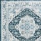 Safavieh Isabella 8" x 10" Navy and Creme Area Rug, , large