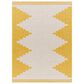 Surya Eagean EAG-2437 Mustard and Ivory 4"3" x 5"11" Indoor/Outdoor Area Rug, , large