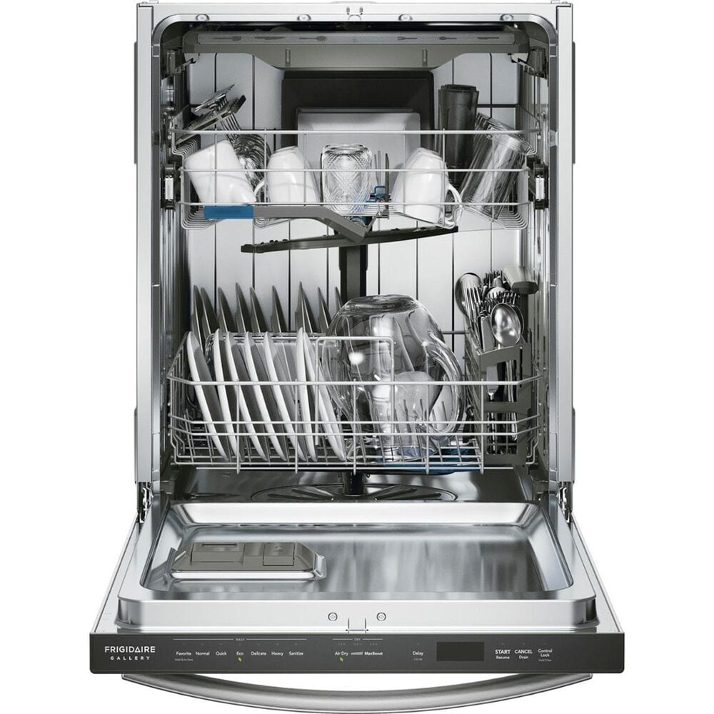 Frigidaire Gallery 24&quot; Built-In Bar Handle Dishwasher with CleanBoost in Stainless Steel, , large