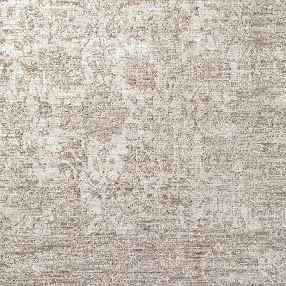 Surya Masterpiece Cream, Medium Gray and Light Gray 2&#39;7&quot; x 10&#39; Runner, , large