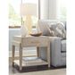 American Drew Kaplan 1-Drawer End Table in White Oak, , large