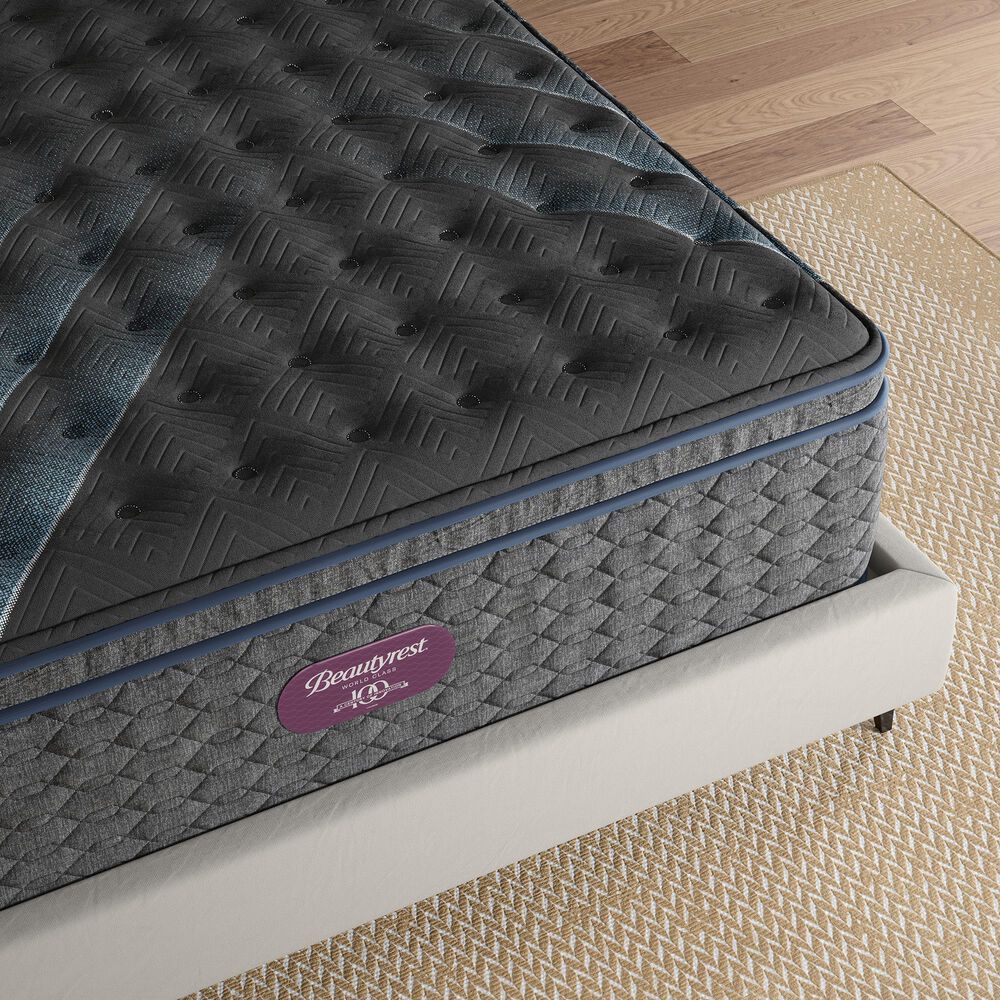 Simmons World Class Level Four Firm Pillow Top Twin XL Mattress with High Profile Box Spring, , large