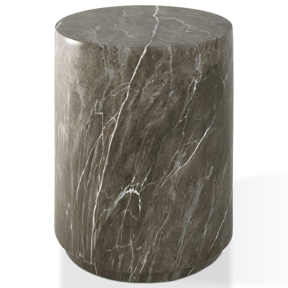 Furniture of America Karvyn 14" Side Table in Brown Gray, , large