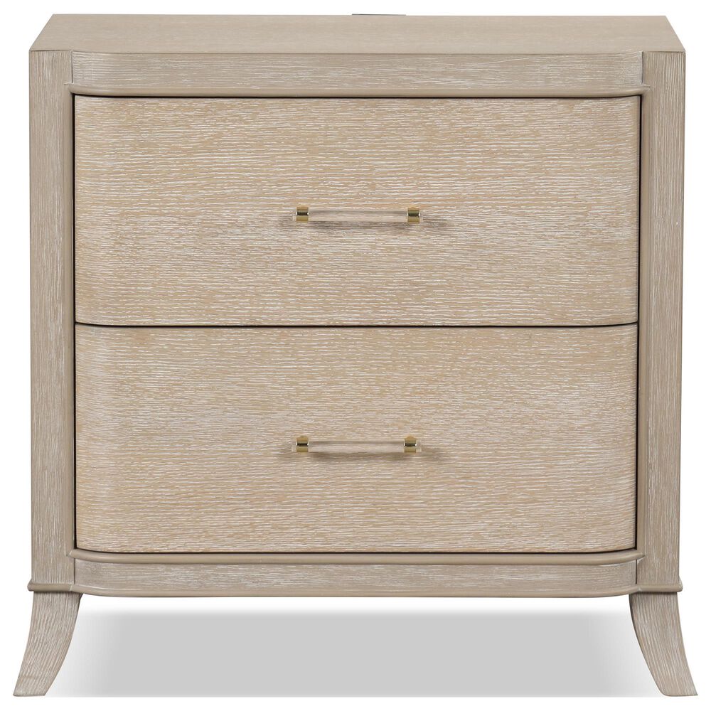 Furniture of America Candra 2-Drawer Nightstand in Natural Oak, , large