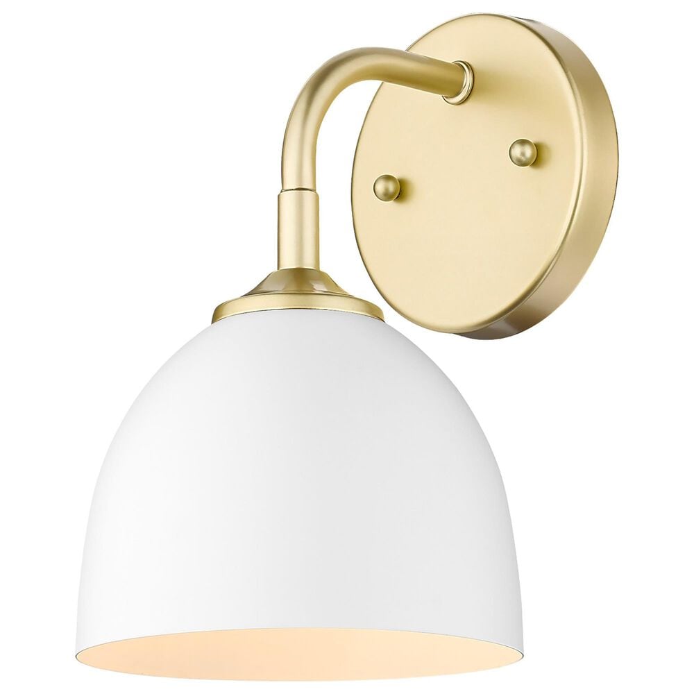 Golden Lighting Zoey 1-Light Wall Sconce in Olympic Gold, , large