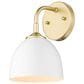 Golden Lighting Zoey 1-Light Wall Sconce in Olympic Gold, , large