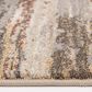 Central Oriental Montville Kenliani 7"10 x 9"10 Sand and Storm Area Rug, , large