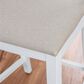 Linon Home Decor Flynn 22" Counter Stool with Light Grey Cushion in White, , large