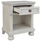 Ashley Robbinsdale 1 Drawer Nightstand in Antique White, , large