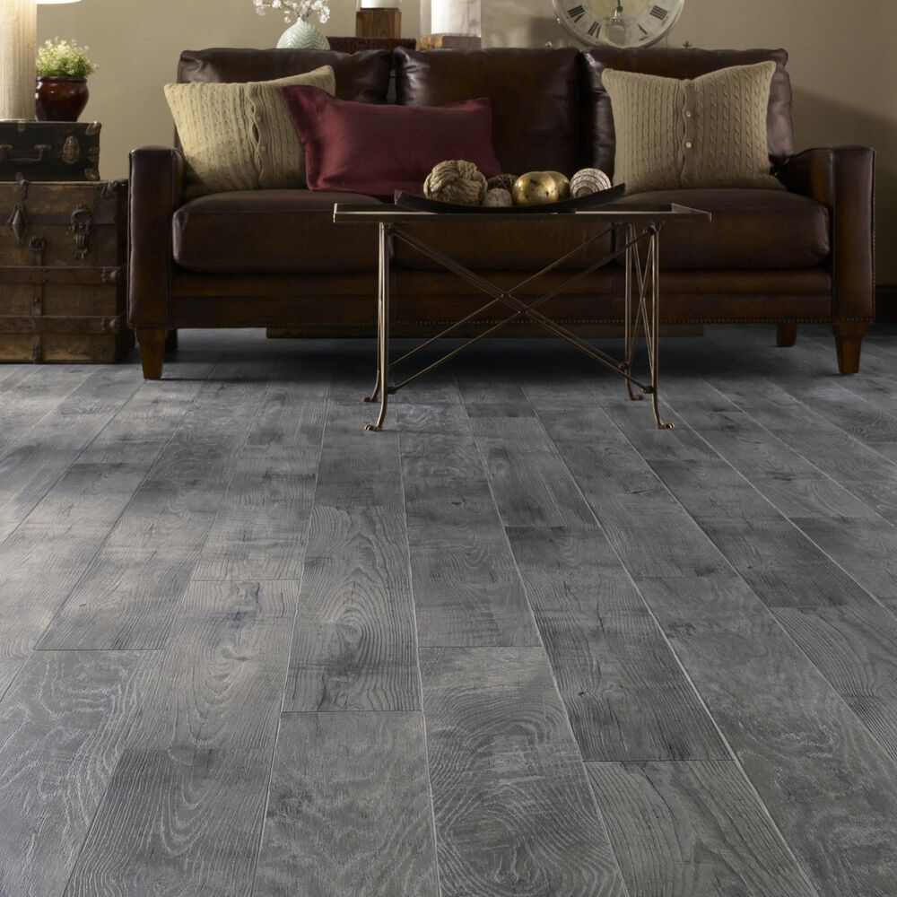 Mannington Restoration Historic Oak Slate 6&quot; x 51&quot; Laminate, , large