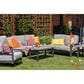 Homecrest Elements Outdoor Loveseat with Canvas Granite Cushion in Carbon, , large