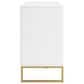 Ashley Socalle 6-Drawer Dresser in Matte White and Gold, , large