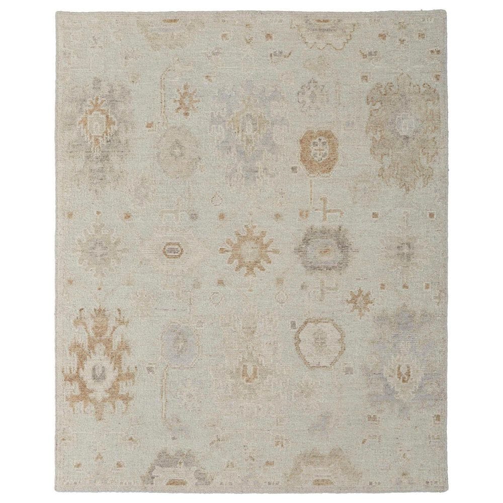Feizy Grafton 5"6" x 8"6" Light Silver Area Rug, , large