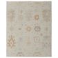 Feizy Grafton 5"6" x 8"6" Light Silver Area Rug, , large