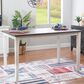 Linon Home Decor Mckoy Counter Height Table in Cream and Charcoal - Table Only, , large