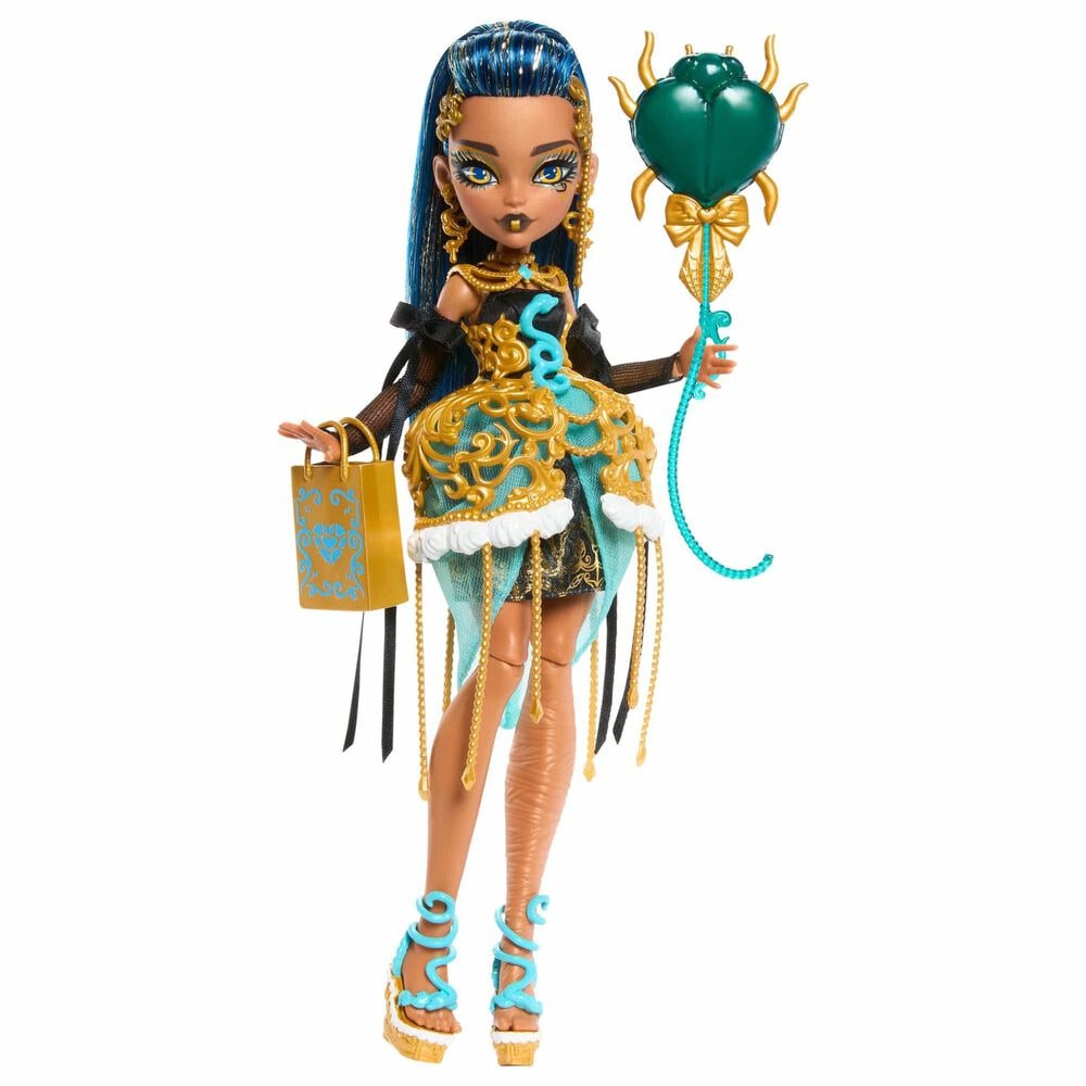 Monster High Cleo de Nile Scary Sweet Birthday Doll in Green, , large