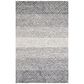 Safavieh Micro-Loop 4" x 6" Black and Ivory Area Rug, , large